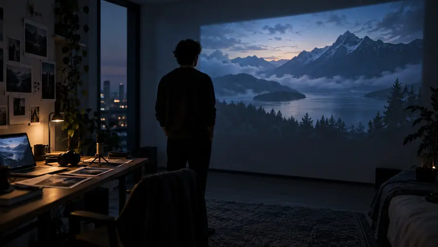 Broad cinematic video concept shown as an initial visual direction