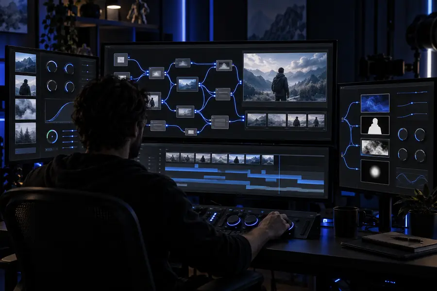 Open-source video workflow interface and model controls